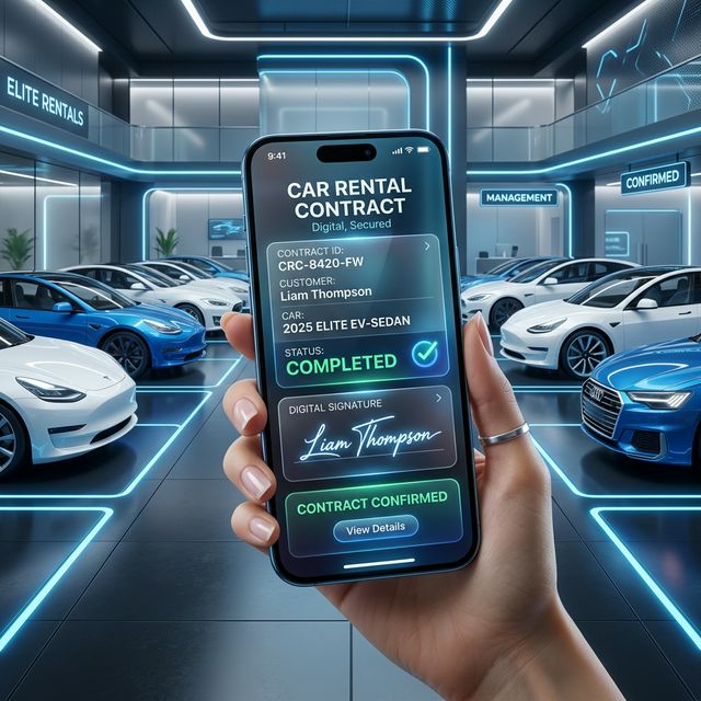 5 bước quản lý hợp đồng thuê xe tự lái tránh mất tiền & thất thoát (2026)