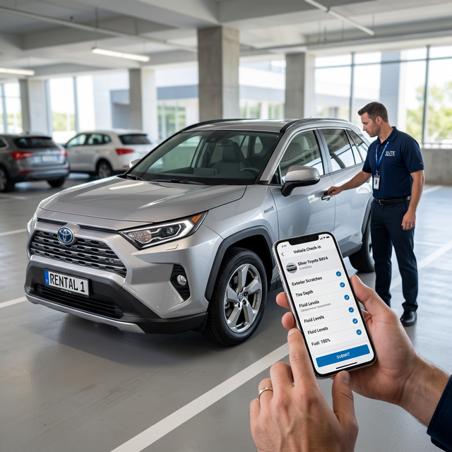 checklist quy trình giao nhận xe tự lái cho chủ xe cho thuê